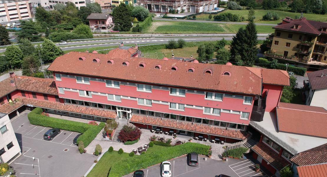 Visuale a vista d'uccello Hotel San Martino